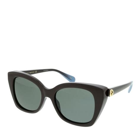 gucci - gg0921s - shiny solid brown - injection|GUCCI .